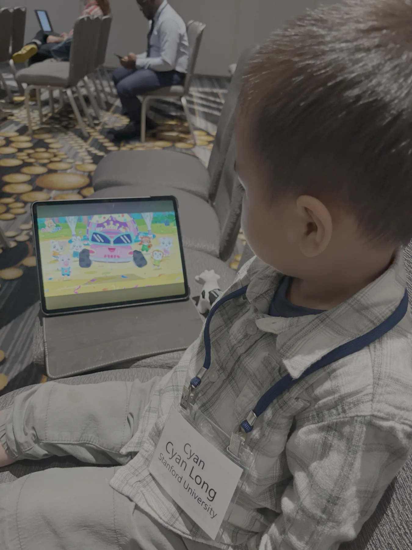 Yanxu Long's son attending the 2026 AAEA Annual Meeting