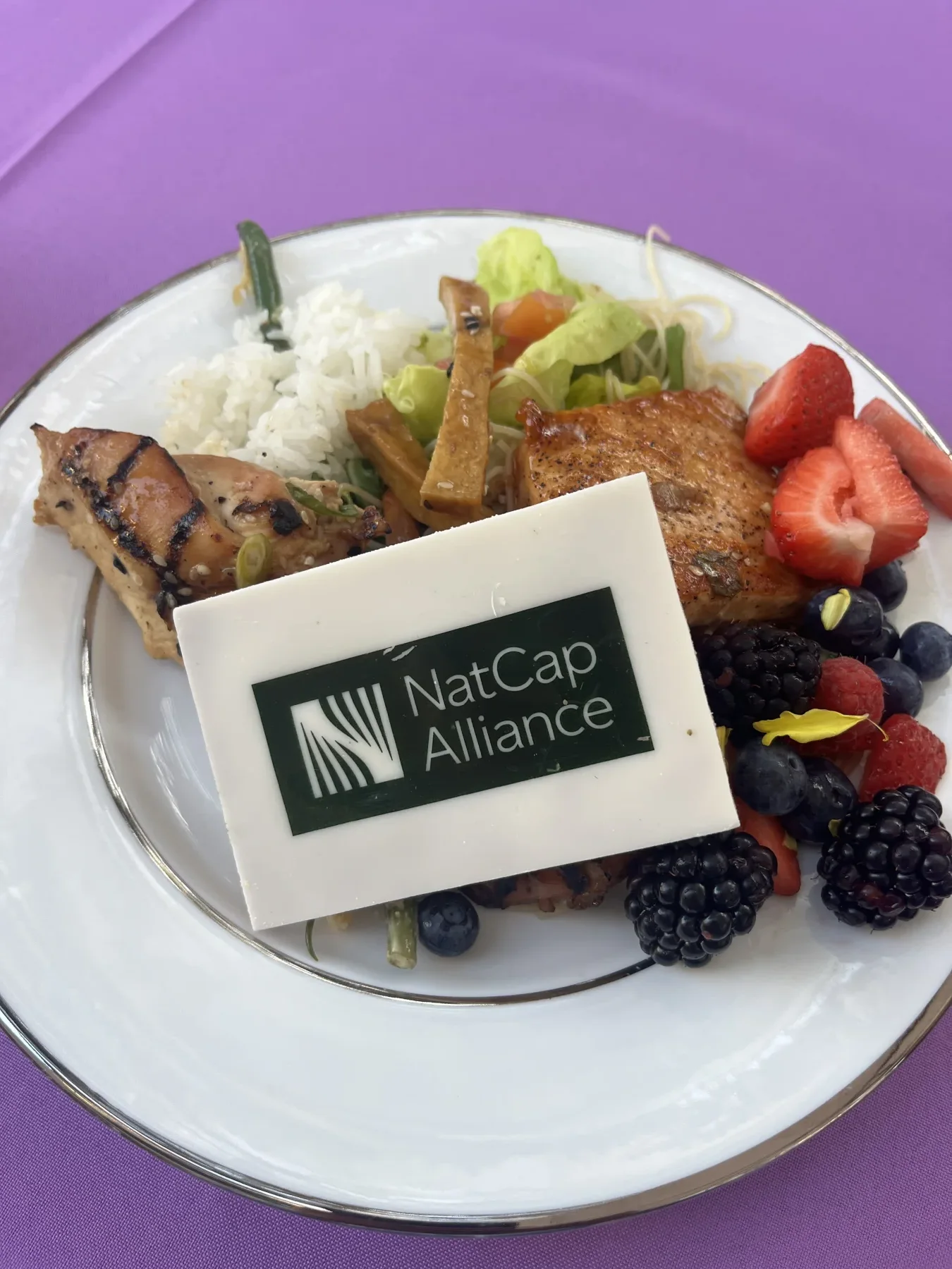 Natural Capital Alliance conference meal