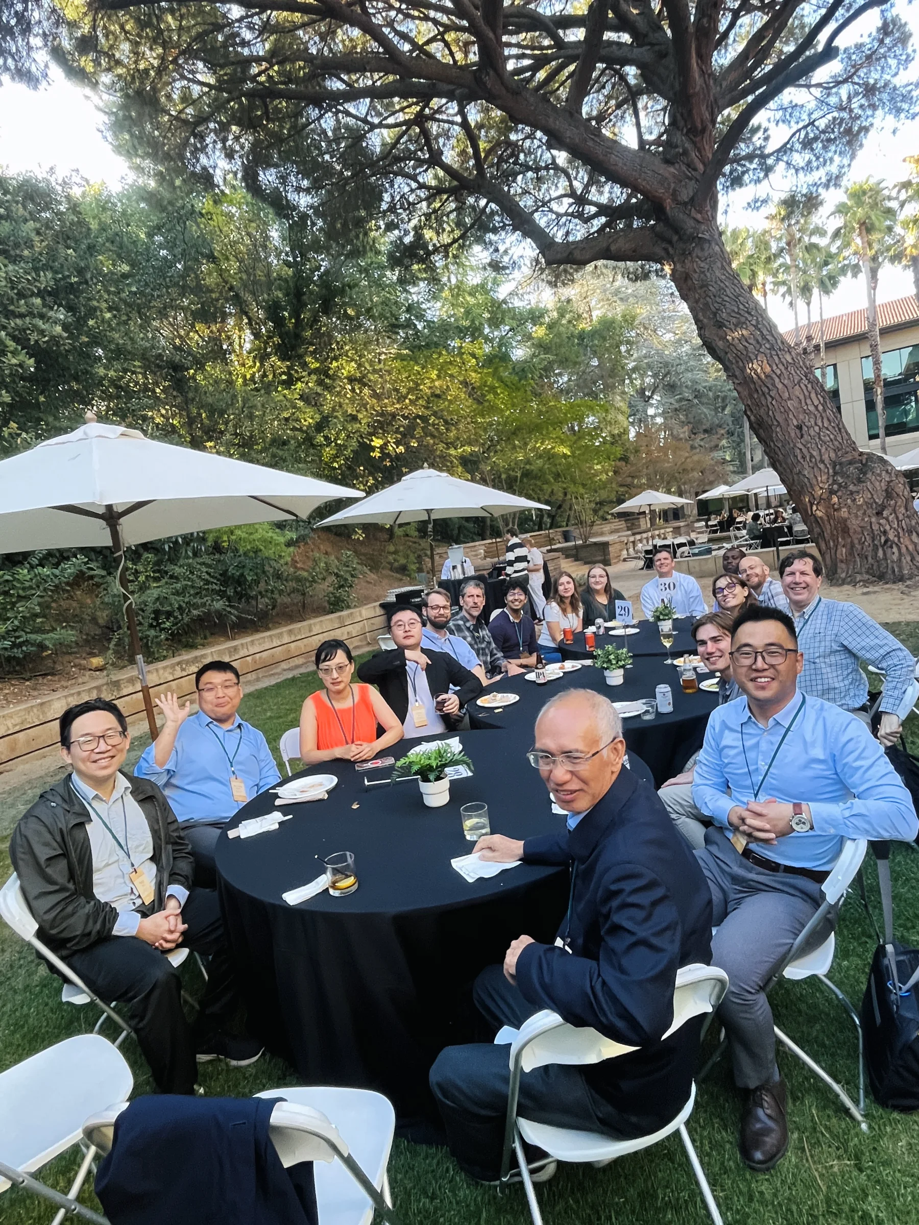 Natural Capital Symposium attendees at an outdoor gathering